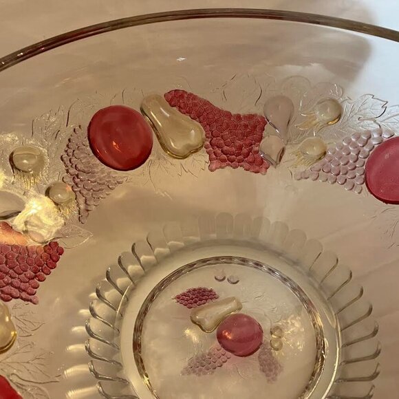 Westmoreland Glass Della Robbia Fruit Bowl Vintage EUC - Picture 13 of 14
